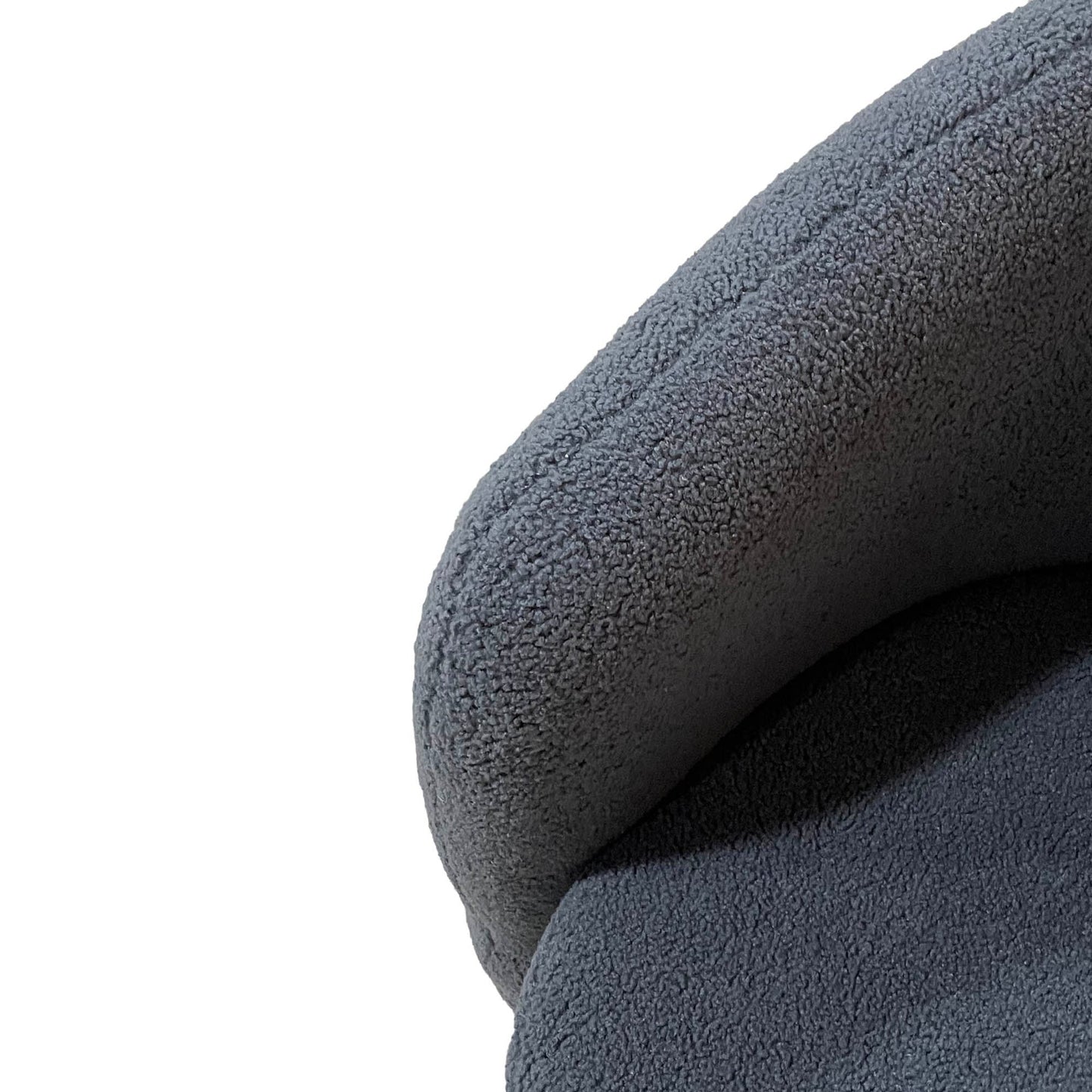 Dana Club Chair - Teddy Dark Grey