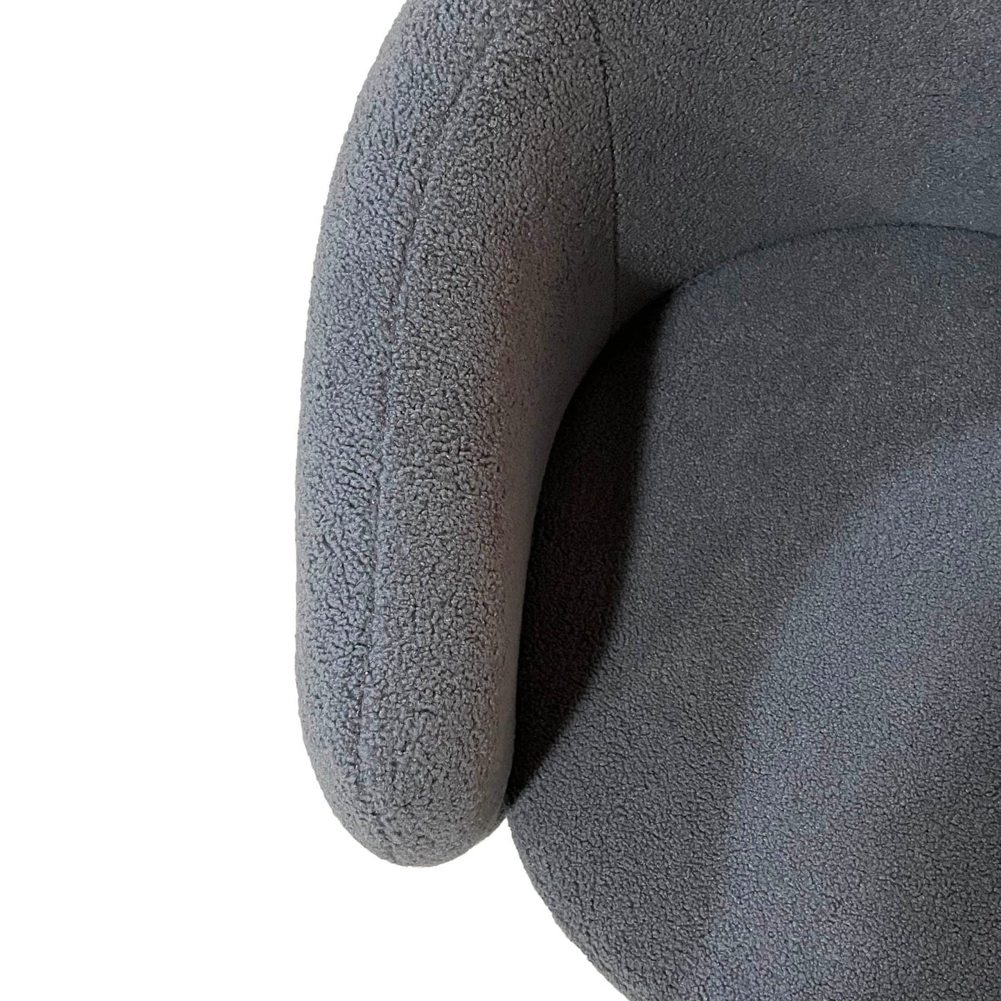 Dana Club Chair - Teddy Dark Grey