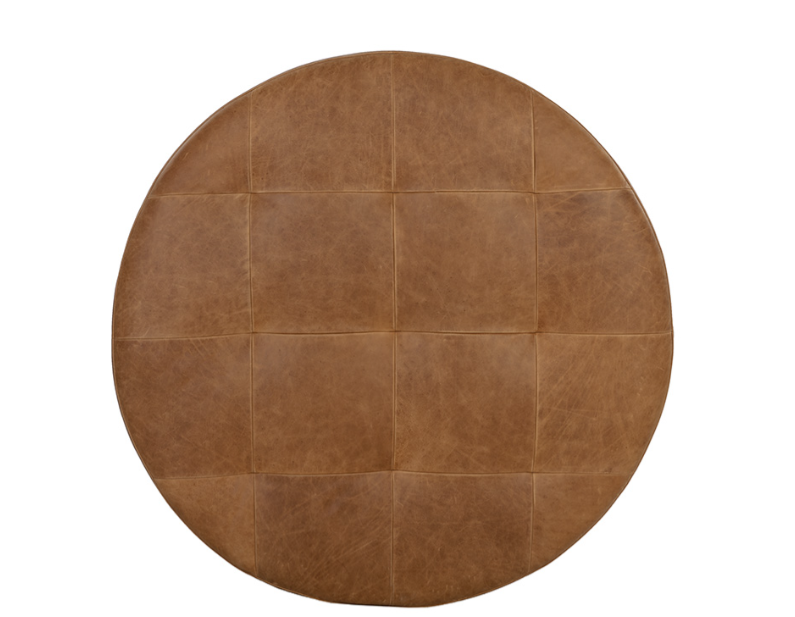 Nila Leather Ottoman