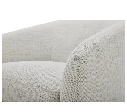 Oscar Swivel Chair - Cream White