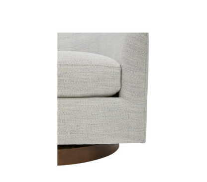 Oscar Swivel Chair - Cream White