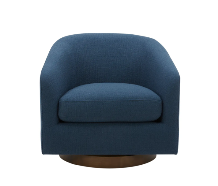 Oscar Swivel Chair - Dark Atlantic