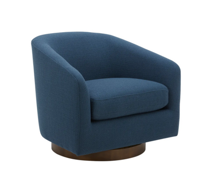 Oscar Swivel Chair - Dark Atlantic