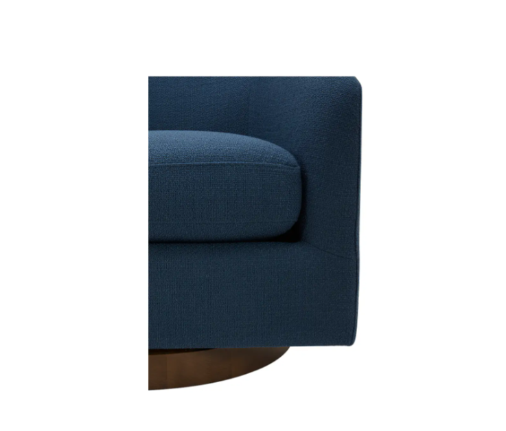 Oscar Swivel Chair - Dark Atlantic