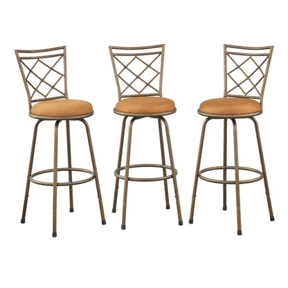 Simple Living Alyssa Adjustable Height Swivel Stools (Set of 3)