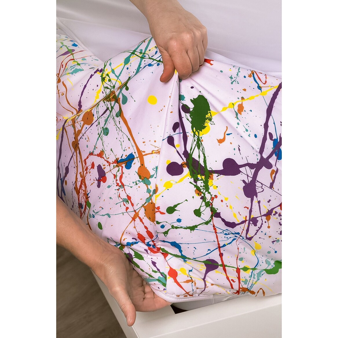 Siscovers Splashed and Splattered Bunkie Deluxe Zipper Bedding Set