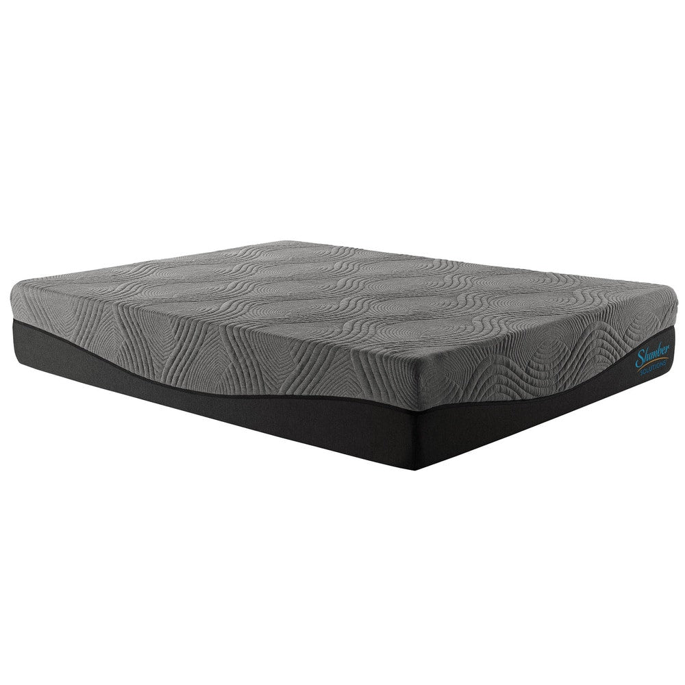 Slumber Solutions Active 14-inch Charcoal Memory Foam Mattress