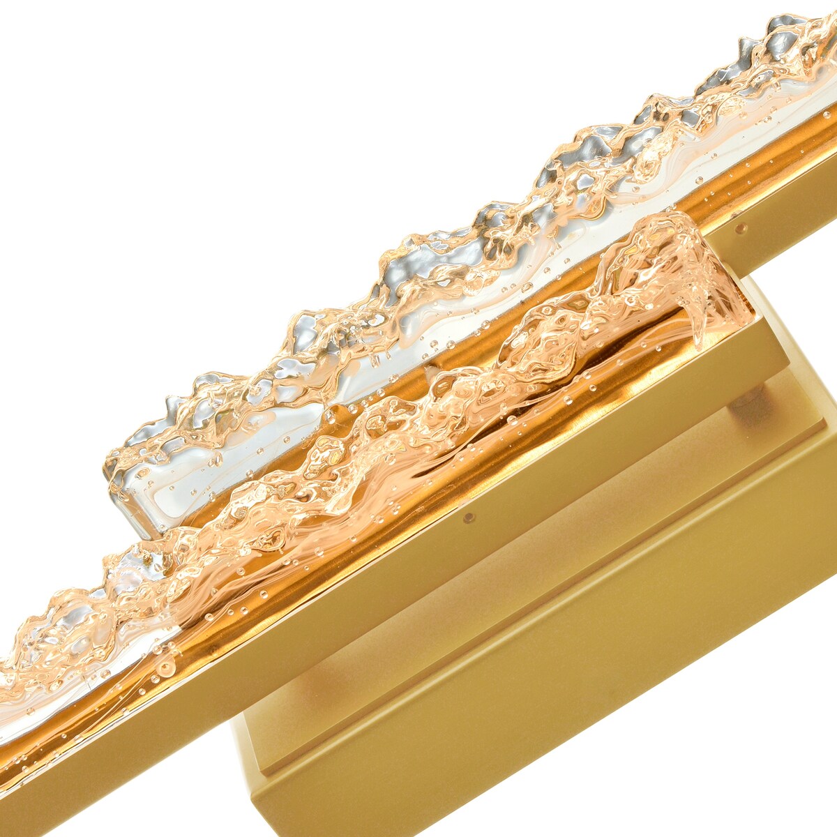 Stagger Integrated LED Brass Vanity Light