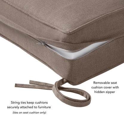 Sunbrella 2-Piece Premium Deep Seat Outdoor Cushion Set