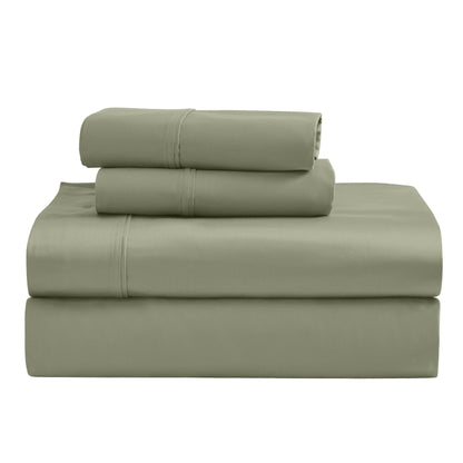 Superior Egyptian Cotton 1200 Thread Count Eco-Friendly Solid Sheet Set