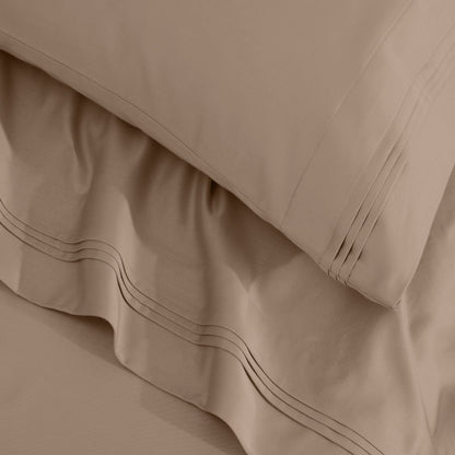 Superior Egyptian Cotton 1500 Thread Count Deep Pocket Solid Sheet Set