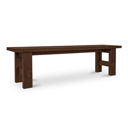 Emilea Outdoor Dining Bench Brown