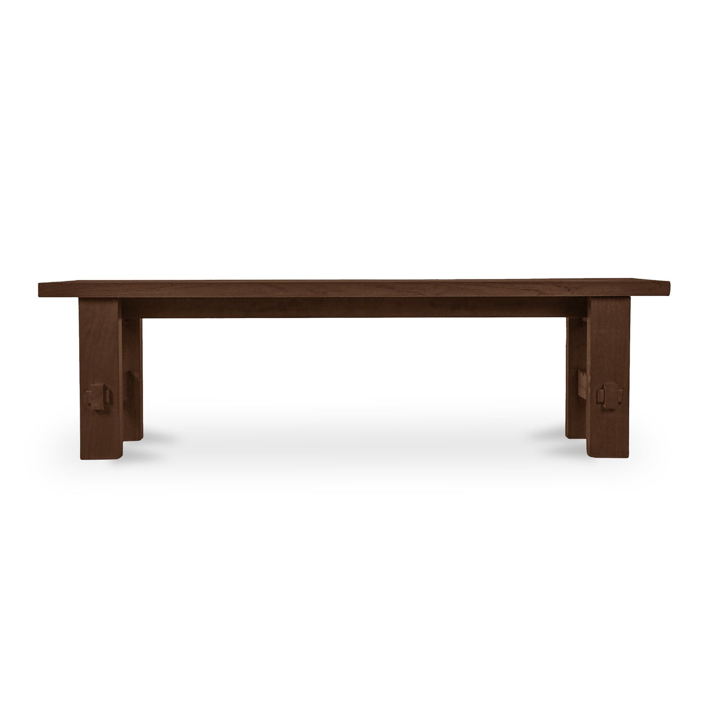 Emilea Outdoor Dining Bench Brown