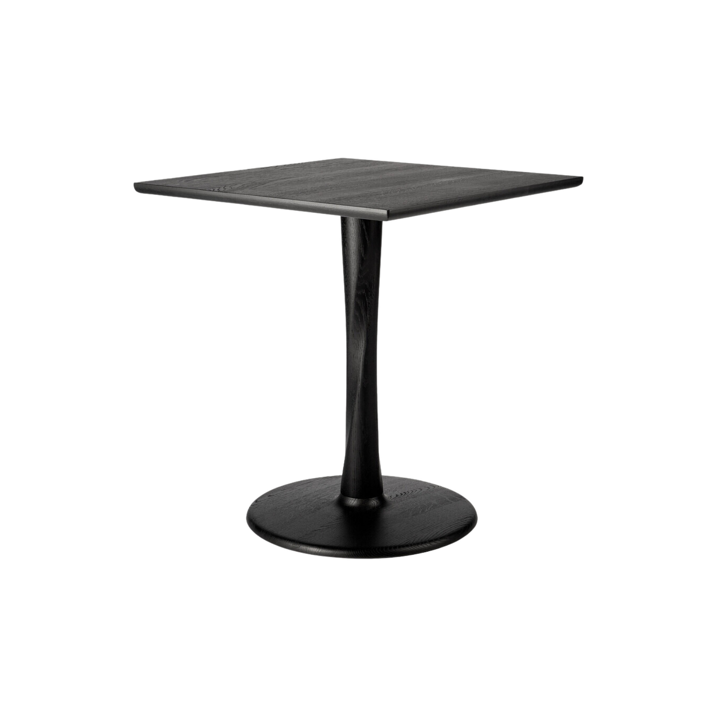 Torsion Square Dining Table - Black Oak
