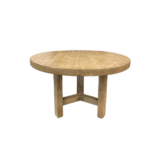 Lawrence Reclaimed Wood Round Dining Table