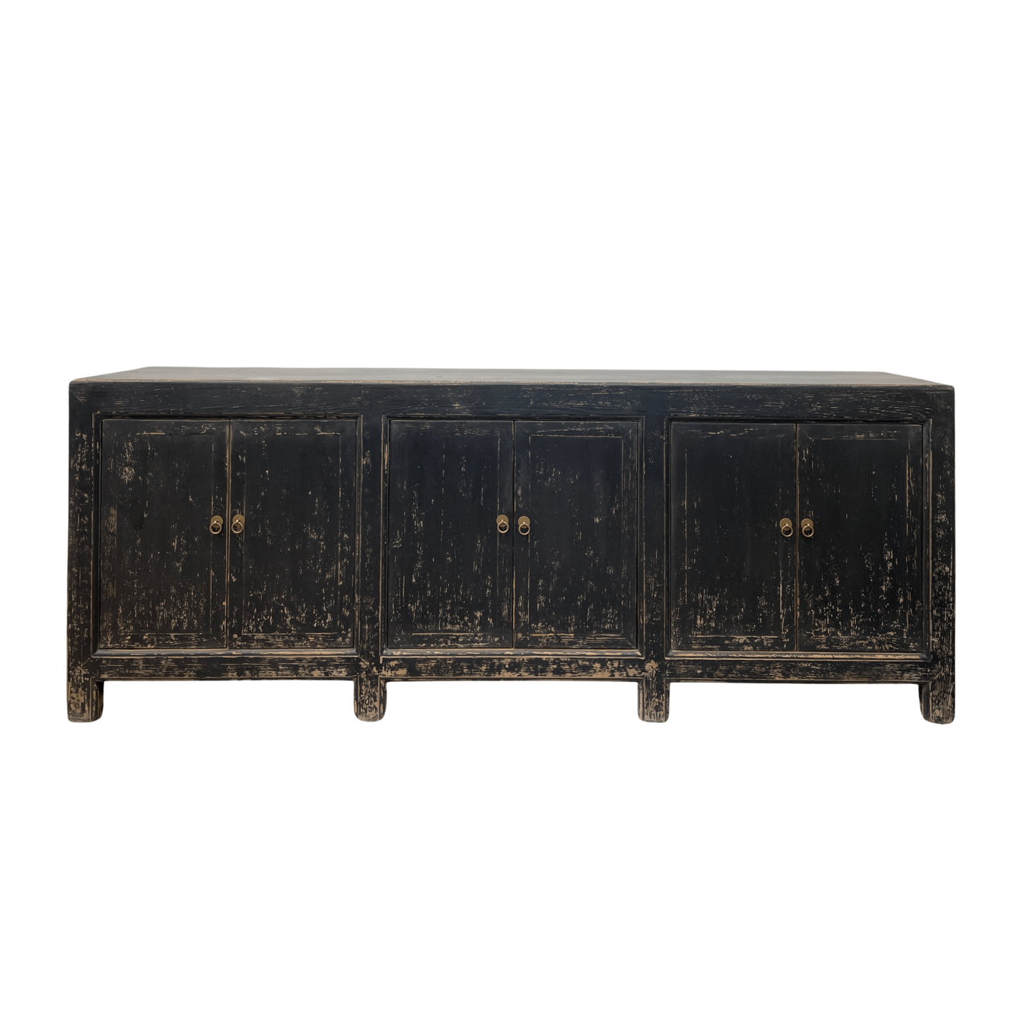Billie Weathered Black Cabinet