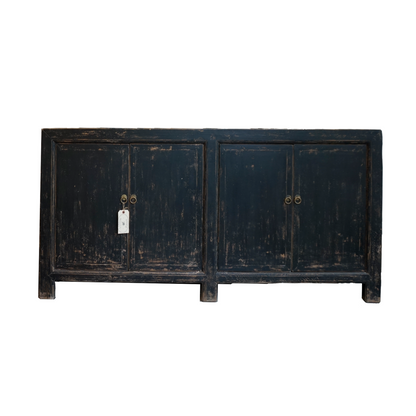 Billie Weathered Black Cabinet
