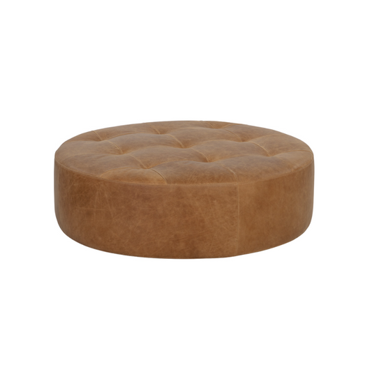 Nila Leather Ottoman