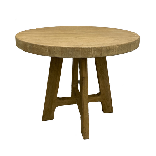 Lennon Reclaimed Wood Round Dining Table