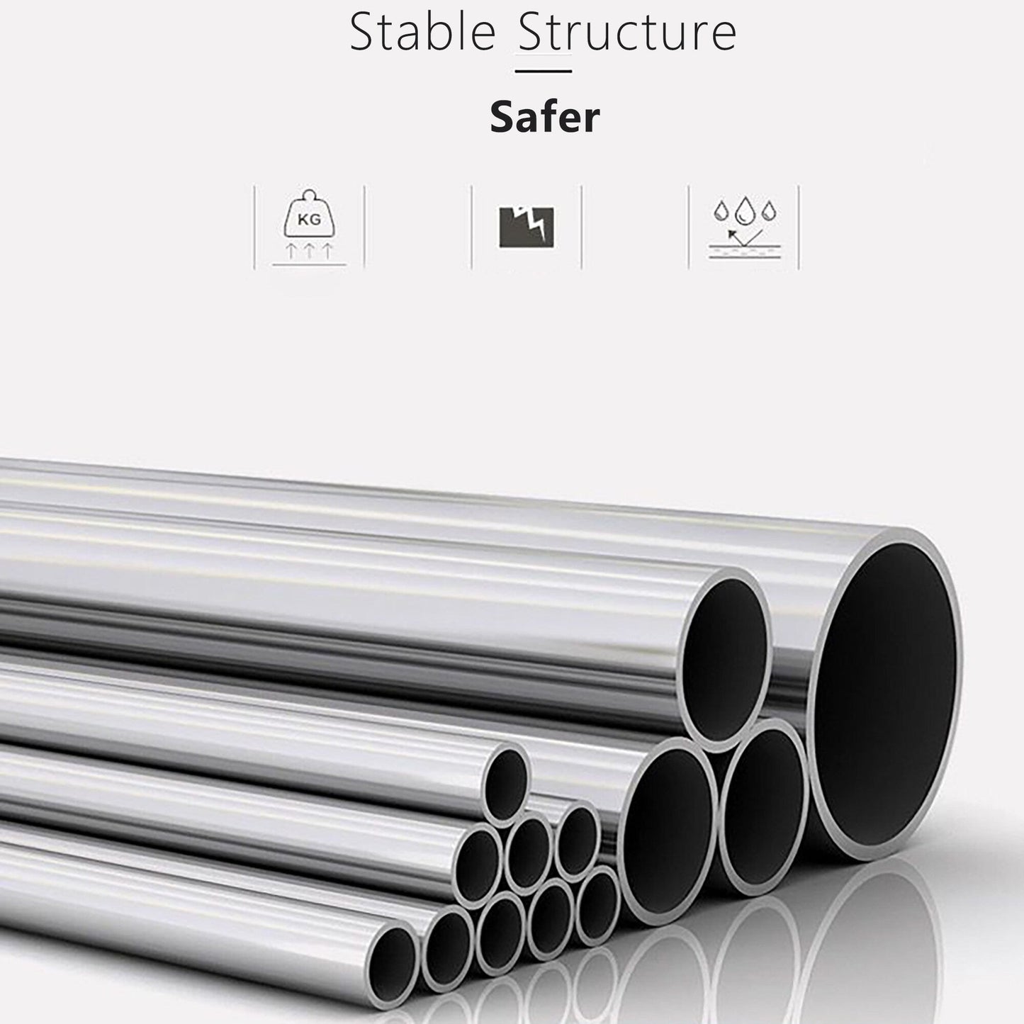 Upholstered Armless Recliner Set with Ottoman and Adjustable Headrest