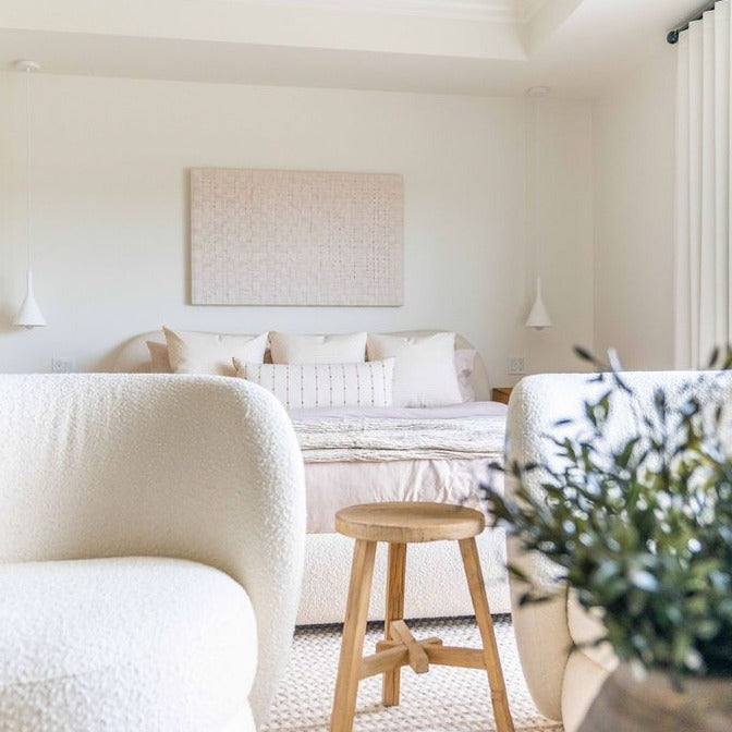 Short Dobbie Reclaimed Stool - Natural