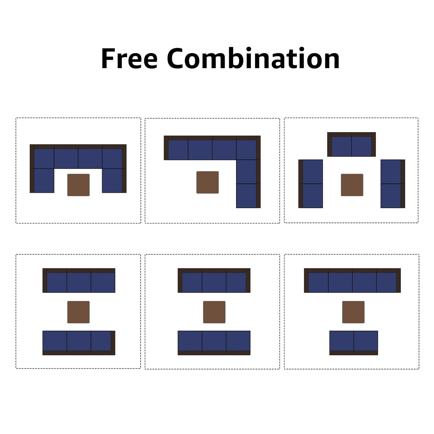 Wicker/ Steel 7-piece Outdoor Cushioned Sectional Sofa Set