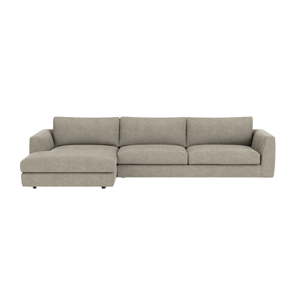 Cello Two-Piece Sectional With Chaise - Coda Concrete