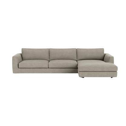 Cello Two-Piece Sectional With Chaise - Coda Concrete