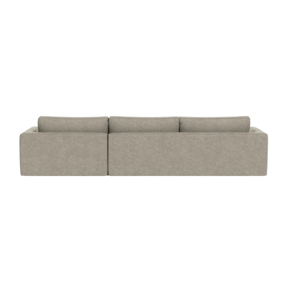 Cello Two-Piece Sectional With Chaise - Coda Concrete