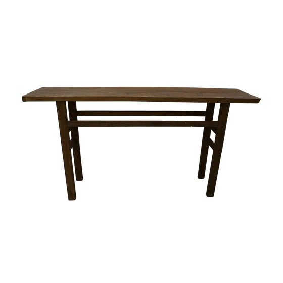 Drew Reclaimed Wood Console Table - Espresso