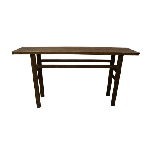 Drew Reclaimed Wood Console Table - Espresso