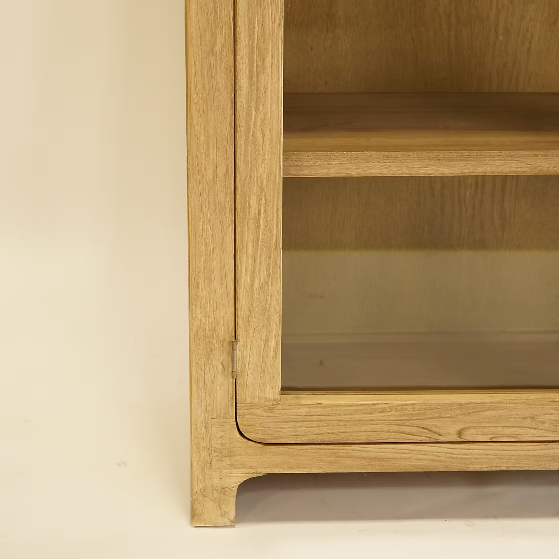Rue Reclaimed Wood Glass Cabinet