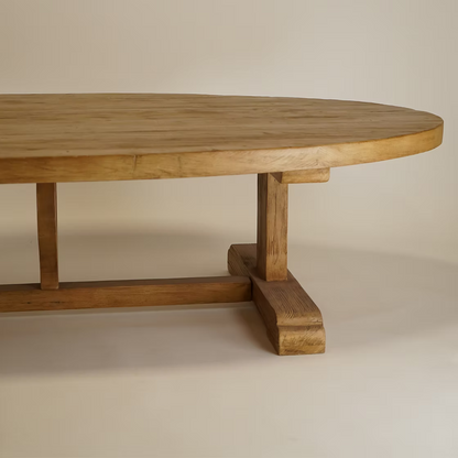 Evelyn Reclaimed Wood Oval Coffee Table