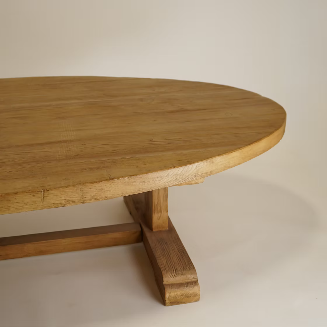 Evelyn Reclaimed Wood Oval Coffee Table