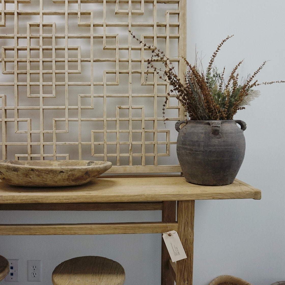 Drew Reclaimed Wood Console Table - Natural