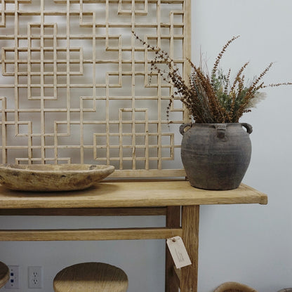 Drew Reclaimed Wood Console Table - Natural