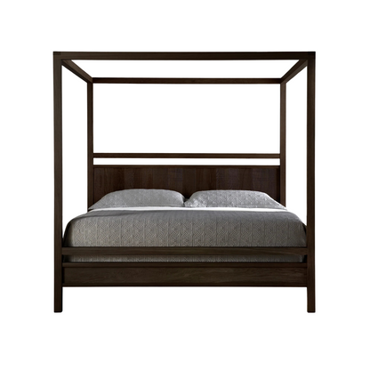 Folke Upholstered Canopy Bed - Boxter Grey