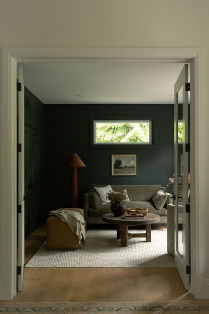 Lawrence Round Reclaimed Wood Coffee Table - Aged Brown