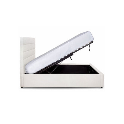 Jasmin Storage Bed - Cream