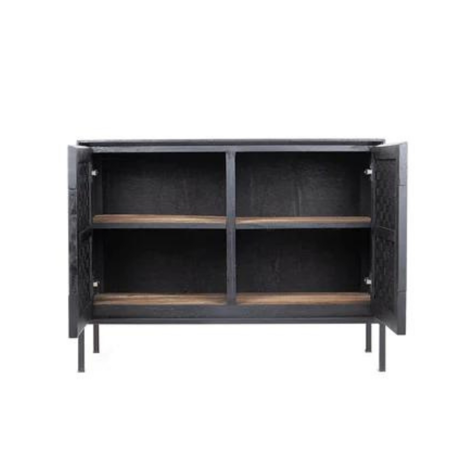 Derek Two Door Dresser - Charcoal
