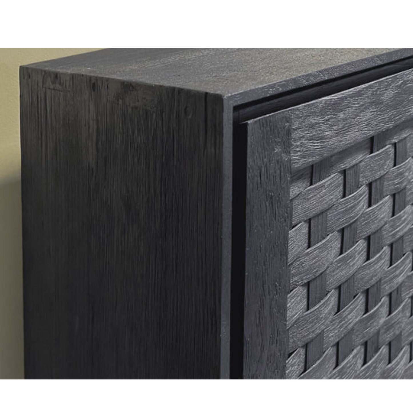 Derek Two Door Dresser - Charcoal