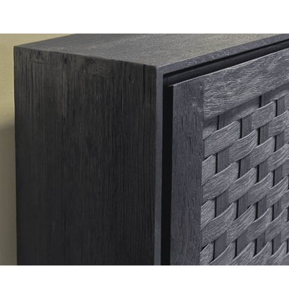 Derek Two Door Dresser - Charcoal