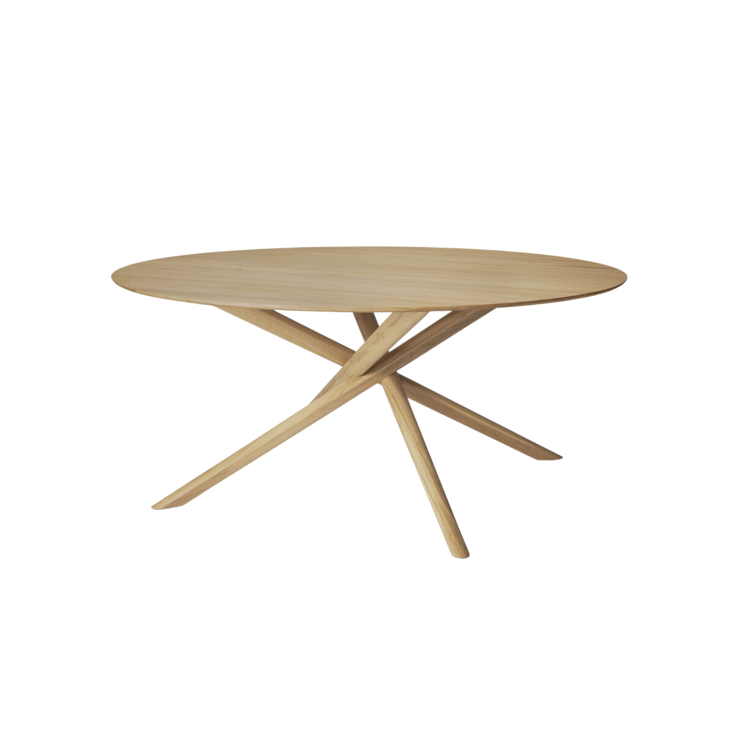 Mikado Dining Table - Round Oak