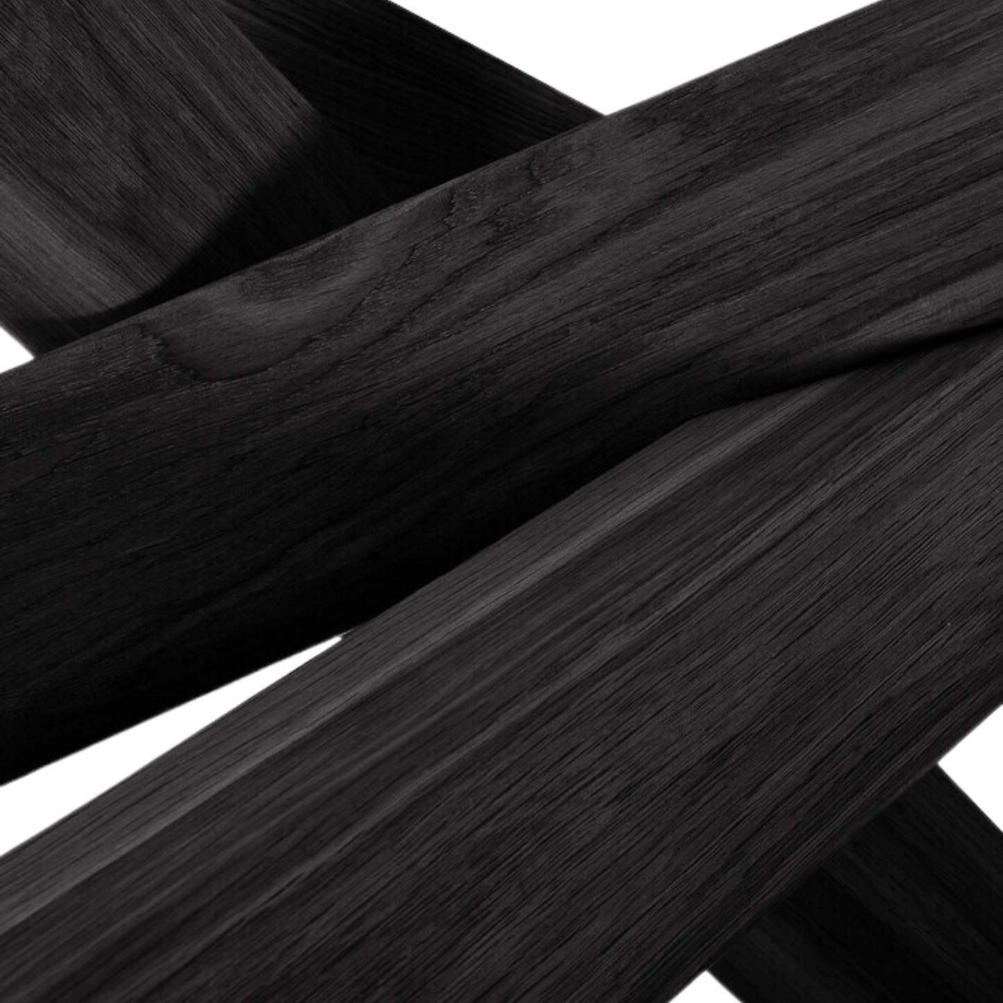 Mikado Dining Table - Round Oak Black