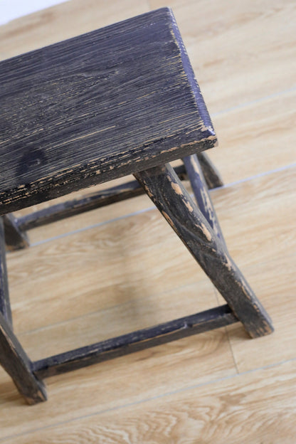 Daisy Reclaimed Elm Wood Accent Table/Stool