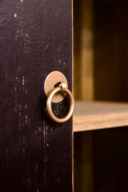 Billie Weathered Black Cabinet